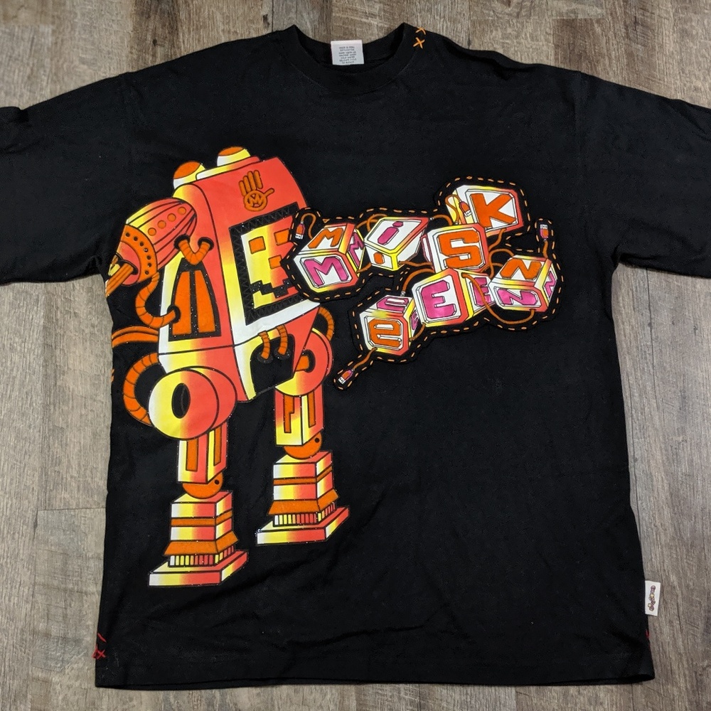 Miskeen Robot Wrap around Graphic Shirt XL